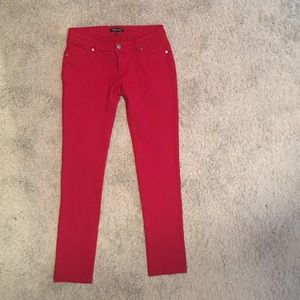 Red Skinny Pants